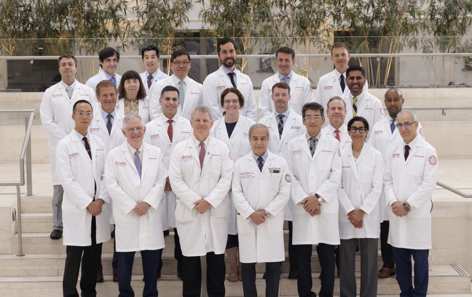 Weill Cornell Medicine cardiothoracic surgery department group photograph